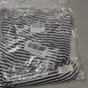 Women's Comfy Pajama Loose Casual Drawstring Lounge Pants - Striped Print Stretch Wide Leg (Black, M)