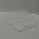 JOYSEUS Plant Saucers - 6 Pack of 14 Inch - Durable Plastic Plant Tray for Flower Pots, Clear Plant Saucer for Indoor Plants Pots & Outdoor Plants (6 Pack)