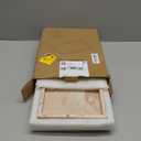 Marble Bathroom Vanity Tray, Natural Luxury Vanity Home Kitchen Bathroom Table Tray, Stone Decorative Countertop Dresser Trays for Key Coffee Perfume Jewelry Makeup (Pink/Cream Rose, 12"x 8" x1.2")