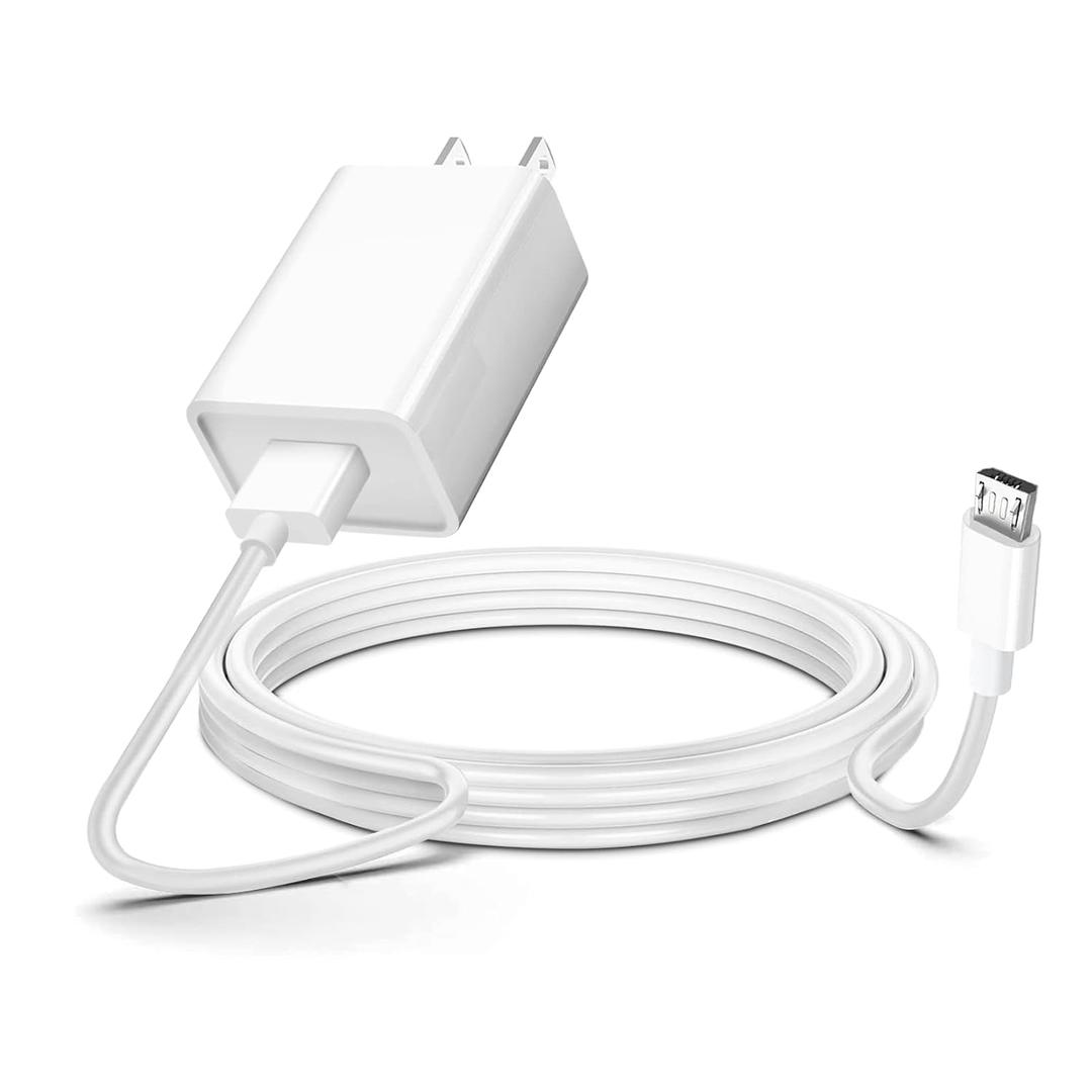 Long 16.4ft Indoor/Outdoor Power Adapter Plug Charger for Arlo Pro Pro 2 Camera, Arlo Essential Spotlight Camera, Wyze Cam Pan v3 v2 V4 Charging Cord Cable White