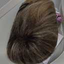 RENERSHOW Short Mixed Blonde Curly Wig with Bangs Natural Wavy Synthetic Wigs for Women