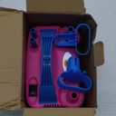 Nulink Electric Balloon Pump, Portable Electric Balloon Blower Machine Balloon Air Pump Dual Nozzle 110V 600W Balloon Inflator for Party Decorations (Rose red)