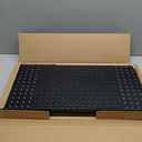 TORACK Metal Pegboard Wall Organizer 24" x 24" or 12" x 48", 70 PCS Tools Storage Pegboard for Garage Tool Organizer Peg Board with Pegboard Hooks for Workbench(Black)