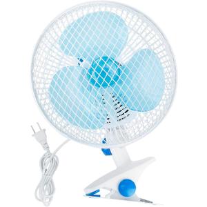 8-Inch Clip on Fan, 2 Speed Convertible Desk Fan with Strong Clamp, Tilting and Shaking with Strong Airflow, Quite, Powerful Clip Fa n on Bed and Desk for Home Office Dorm with 3.94FT Cable Cord (white)