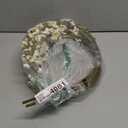 Florisso 6 PCS Artificial Cherry Blossom Branches Spring Indoor Decoration, Faux Flowers 34.45" Long Stems Plum Fake Peach Plants Real Touch Silk for Wedding Home Bedroom Party Table Office, White