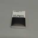 TRVL FIELDER Self Adhesive Caster Wheels for Furniture, Small Casters for Furniture Legs, Low Profile Table Wheels, 28 LBS Load Capacity Per Steel Wheel, Rollers for Kitchen Appliances (8 PCS, Black)