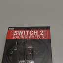 Orzly Steering Wheels  Compatible with Switch 2 (2025 Console)  Twin Pack Racing Wheel Accessories for Joy-Con Controllers and MarioKart Racing Games (2 Black Wheels) Gift Boxed