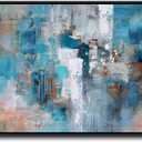 Framed Wall Art for Bedroom Large Abstract Wall Art Wall Pictures for Living Room Canvas Wall Art for Living Room Bathroom Decor 24x48 Inches