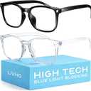 livho High Tech Blue Light Glasses  Advanced Blue Light Blocking Computer Glasses  Screen Fatigue & UV Protection