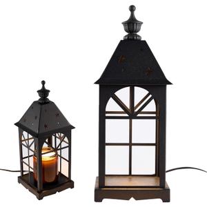 Candle Warmer Lamp with Timer Dimmer,Home Decor,Birthday Gifts for Women,House Warming Gifts,Dimmable Wax Melt Warmer for Scented Wax with 2 Bulbs,Only Suitable for Small Candles (Large)