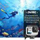 BO&DQQ Compatible for Go Pro Hero 13 12 11 10 9 Black Waterproof Housing Case 60M/196FT Protective Underwater Diving Case Shell with Cameras Handle Mount Accessories Kit