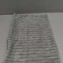 UGASA Velvet Pillow Covers Striped, Decorative Throw Cushion Case with Hidden Zipper for Home Couch/Bedroom, Soft Cozy Solid Oblong, 1 Piece (12"x20", Light Grey)