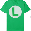 Nintendo Super Mario Luigi Icon Costume T-Shirt XL Kelly Green