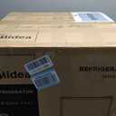 Midea WHS-65LB1 Mini Fridge, 1.6 Cu.ft Energy Star Certified Mini Refrigerator, Adjustable Thermostat, Reversible Door, Low Noise for Dorm, Office, Bedroom, Black, 1.6 Cubic Feet