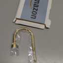 Quality Curtain Holdbacks, Solid Steel Curtain Holdback with Disk Finial,Electroplate Finishes, Set of 2 Window Curtain Tieback Hooks, Warm Gold