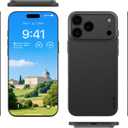 memumi Case for iPhone 17 Pro Max Ultra Thin 0.3mm Lightweight [No-Case Feeling] Matte Hard Cover with Camera Protection for iPhone 17 Pro Max Slim Cover in Minimalist Design, Frosted Black