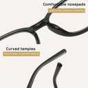 3 Pack Reading Glasses Spring Hinge Stylish Readers Black/Tortoise for Men and Women (Multicolor1)