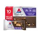 Atkins Endulge Caramel Nut Chew Bar, Nut Bar, Low Sugar Treat, High in Fiber, 10 Count, Best By Date: 05/22/26