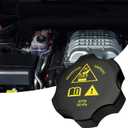 Coolant Reservoir Cap Replacement Radiator Coolant Recovery Cap Replacement for 68442532AA 68249136AA 53479332 Compatible with Chrysler, J-eep, Dodge, Ram 2013-2021, Durango 2016-2021 (Black)