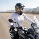 Women's Mesh Motorcycle Jacket with CE Certified Protective Jacket Motorcycle Riding Shirt for Motorcycle Bicycle, Small