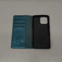 PlusnapX Wallet Case for iPhone 16 Pro Max Compatible with Magsafe, 2-in-1 PU Leather Flip RFID Blocking Card Holder Stand Shockproof Magnetic Detachable Cover for iPhone 16 Pro Max 6.9", Bluegreen