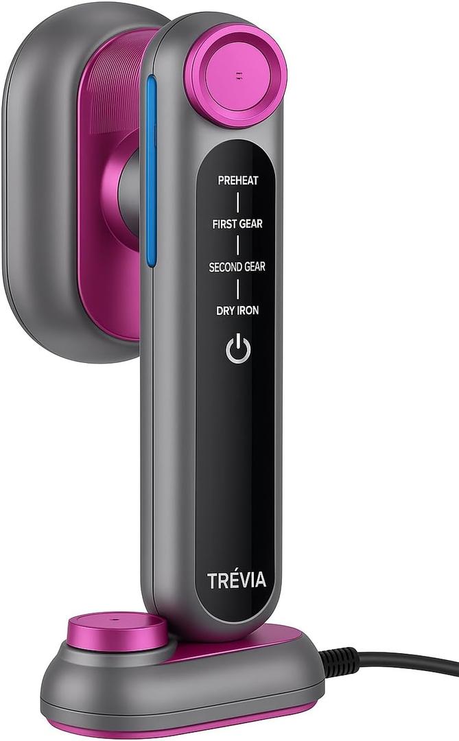 Portable Travel Steamer  Ultra-Light, Fast Heat-Up Wrinkle Remover for Clothes, Mini & Compact, 100120V, Travel & Home, Large Heat Panel