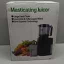 Cold Press Juicer, 5.5" Wide Feed Chute Juice Machine, High Juice Yield, Slow Masticating Juicer for Whole Vegetables & Fruits,Concealed Pulp Container Design for Aesthetic Appeal and Practicality