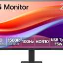 LG 27U421A-B 27-inch Full HD (1920 x 1080) Curved Computer Monitor, 100Hz, 5ms, HDR10, 3-Side Borderless, Switch, HDMI, USB Type-C 15W PD, Tilt Slim Stand, Black
