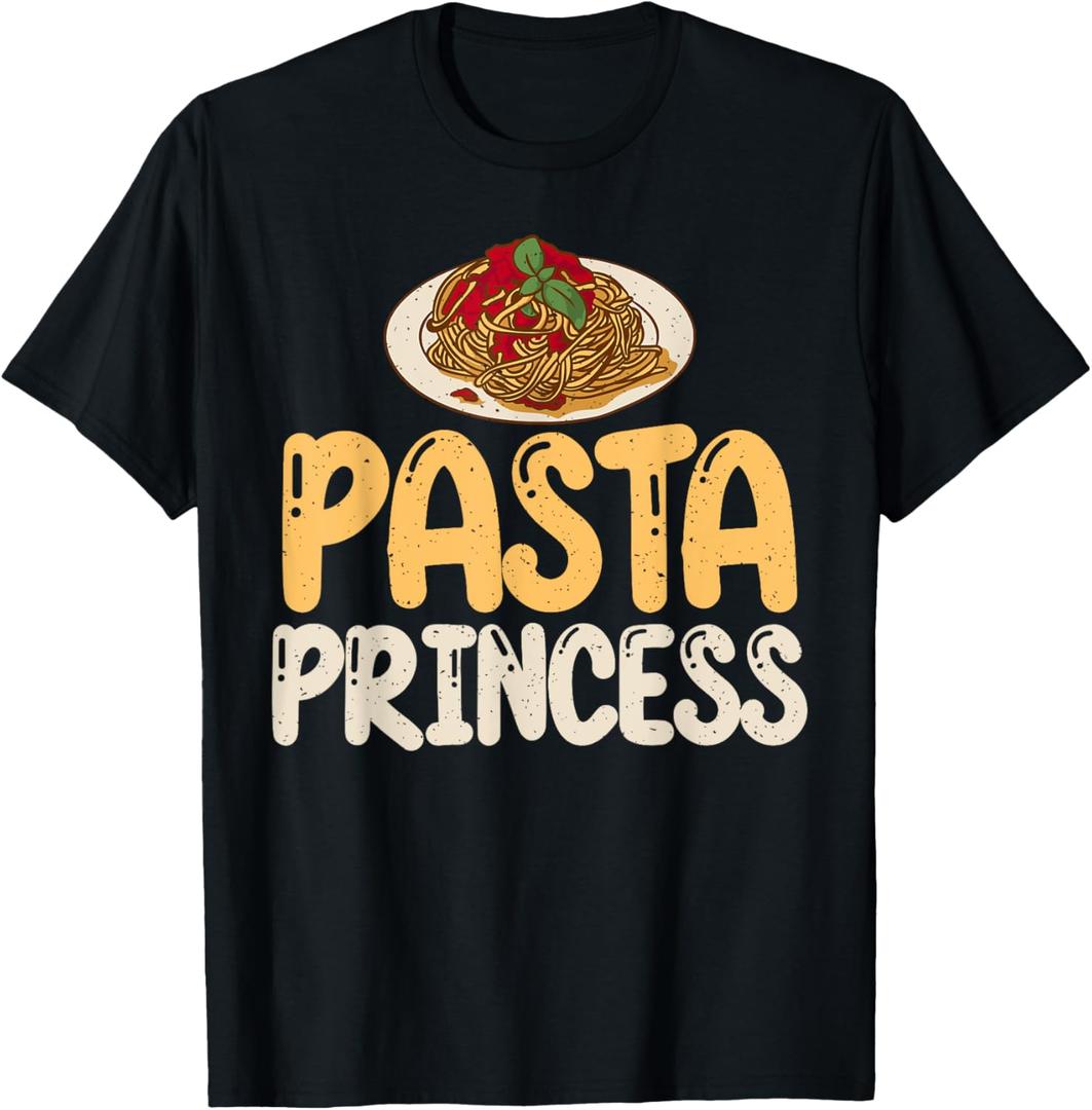Pasta Princess Pasta Lover T-Shirt Large