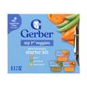Gerber Stage 1 Baby Food, Veggie Variety Pack Puree Tubs, Baby Puree, 2PK (EXP 04/30/27)