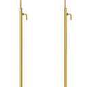 uxcell Purse Display Stand Set 2 Pack Adjustable Tabletop Single Hook Handbag Rack Metal Bag Holder for Retail Boutique Store - Gold