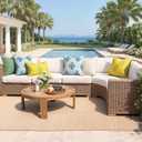 MIULEE Decorative Floral Outdoor Lumbar Pillow Covers with Inserts Set of 2 12x20,Waterproof Vintage Fade Resistant Patio Throw Pillows with Piping for Spring Summer Garden Couch Sofa,Blue Pink