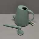 Watering Can for Indoor and Outdoor Plants - Long Spout Water Can for Garden, Flower, House Plants - 1.8L/1/2 Gallon (Green)