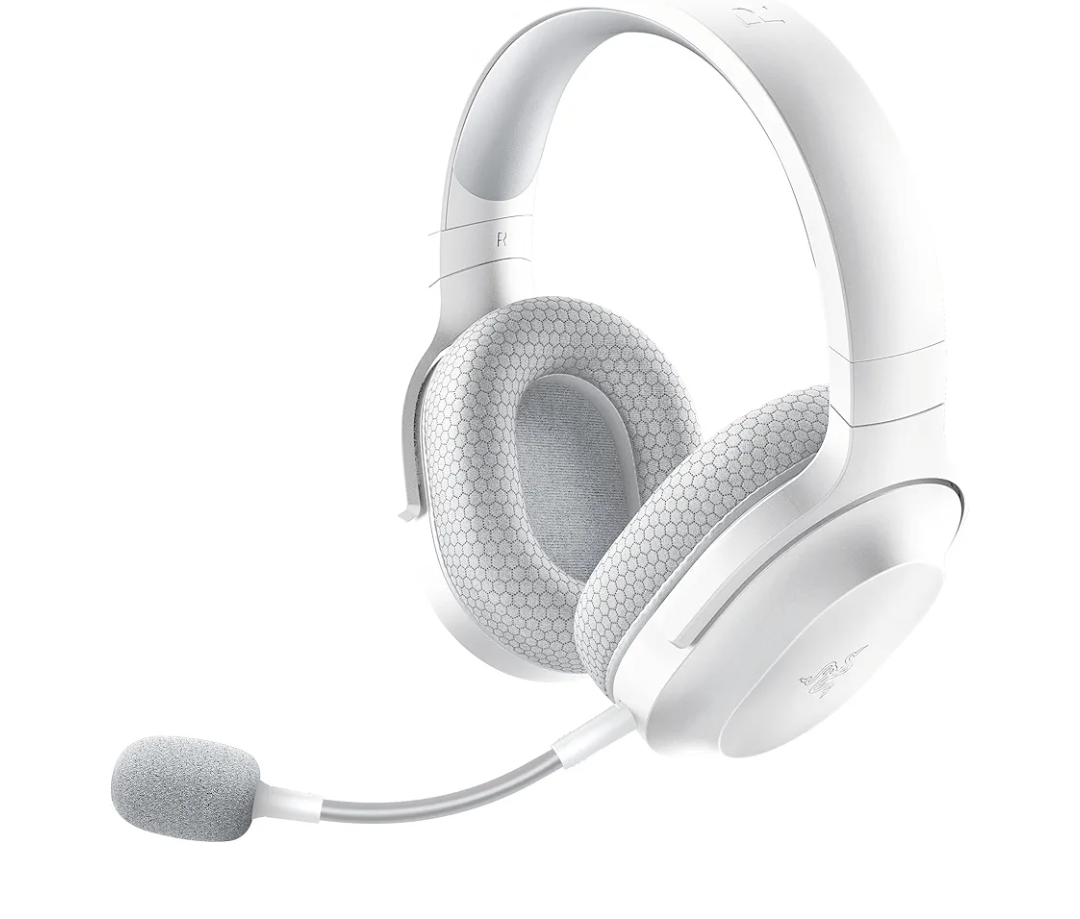 Razer Barracuda X Wireless Gaming & Mobile Headset (PC, PlayStation, Switch 2, Android, iOS): 2.4GHz Wireless + Bluetooth - Lightweight - 40mm Drivers - Detachable Mic - 50 Hr Battery - Mercury White
