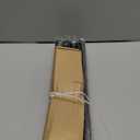 Black Double Curtain Rod, 36 to 72 Inch Dual Curtain Rods with Aluminium Modern End Cap Finials, 1 Inch Adjustable Heavy Duty Window Treatment Rods, Telescopic Metal Double Drapery Pole Set