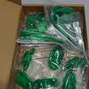 Geelin 6 Sets Swing Pacifier Shower Game Funny Gender Reveal Games, Include 1 Wooden Sign, 6 Pacifiers, 6 Clips, 6 Lanyards for Bridal Shower Gender Reveal Party Favor Women Men(Green Eucalyptus)