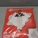 fun shack Mens Chocolate Factory Worker Costume, Chocolate Factory Costume, Halloween Costumes for Men (Medium, Brown)