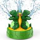 Water Sprinkler for Kids Outdoor Play: Fun Summer Dinosaur Water Toys for Toddler Kids Outside Yard Activities