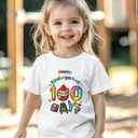 100 Days of School Shirt Kids  Boys Girls Toddler Happy 100th Day of School T-Shirt, Kindergarten 100 Day,3T-7T (5-6 Years)