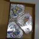 Treela 9 Pcs Butterfly Desk Accessories God Says You are Butterfly Lavender Colorful Appreciation Gift for Women Employee Coworker Teacher Coach Acrylic Christian Plaques Spiritual Gift Bulk for Home