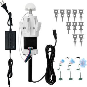 Artificial Flower Automatic Open Closing Motor,Mechanical Moving Flowers Engines,Glowing Simulation Flower Opener,For Wedding Prop Decoration,Party,Landscape Design,Art Exhibitions,Stage Performances