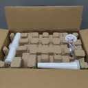 Electric Meat Grinder, Sausage Stuffer with 3 Sausage Tubes, 2 Blades, 3 Plates, 3200W Max, Meat Grinder Heavy Duty for Home Kitchen Use, Stainless Steel (Black)