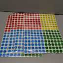 4 x 5760 PCS Pre-Priced Pricing Stickers, Sale Labels in 4 Bright Colors (Yellow/Red/Green/Cyan), Price Tag Stickers for Yard/Garage Sale, Flea Market (3/4 in Diameter)