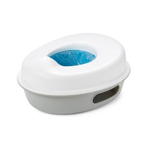 Skip Hop Go Time Multi-Stage 3 in 1 Potty Seat, White/Grey Skip Hop Go Time Multi-Stage 3 in 1 Potty Seat, White/Grey