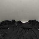 Internet's Best Dining Room Chair Cover  Set of 4  Stretch Slipover Chair Protectors  Elastic Covers  Black