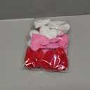 24 Pcs Valentines Day Ornaments Yarn Heart Ornaments Handmade Pink Red White Heart Love Fillers Tree Decorations Valentine Decorations for Christmas Tree Home Wreath Party Anniversary Decor