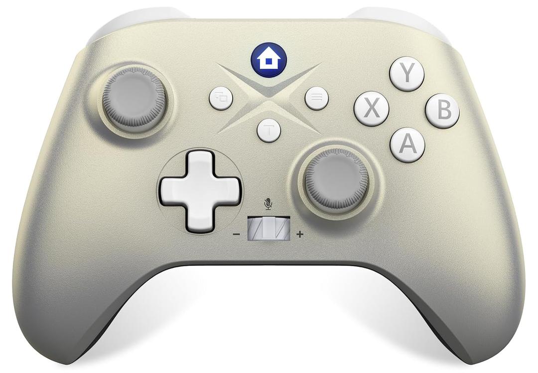 Dinosoo Wireless Controller Dual Vibration, Turbo, Macro, 3.5mm Audio Jack Lunar Shift - Upgrading with a PC before connecting to