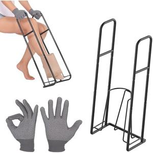 Upgraded Extra-Large Compression Sock Aid Device - Sock Aids for Compression Stocking - Helper Device for Putting on Hosiery - Large Size 2024 Design (Black)