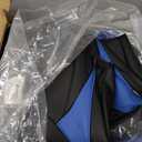 AOMSAZTO Car Seat Cover Fit for Toyota CHR 2018-2022 Faux Leather Seat Covers Protector Compatible Airbag Waterproof C-HR Full Set Black&Blue