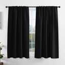 No Brand Curtain, Black, 40x64